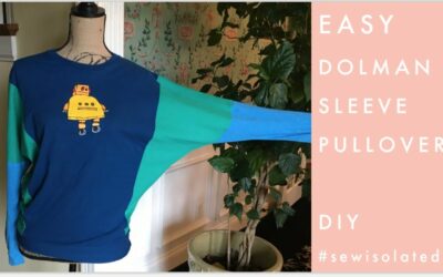 EASY Color Blocked Dolman Sleeve Top DIY